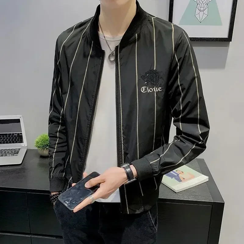 Man Coat New In Jacket for Men Spring Autumn Slim Fit Luxury Designer Harajuku Deals Vintage Y2k Cold Fast Delvery Cheap Sale