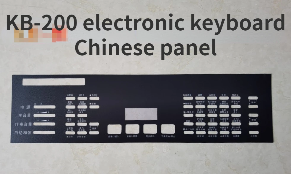 Suitable for Yamaha KB-200, KB-210, KB-160, KB-130 electronic keyboard Chinese panel