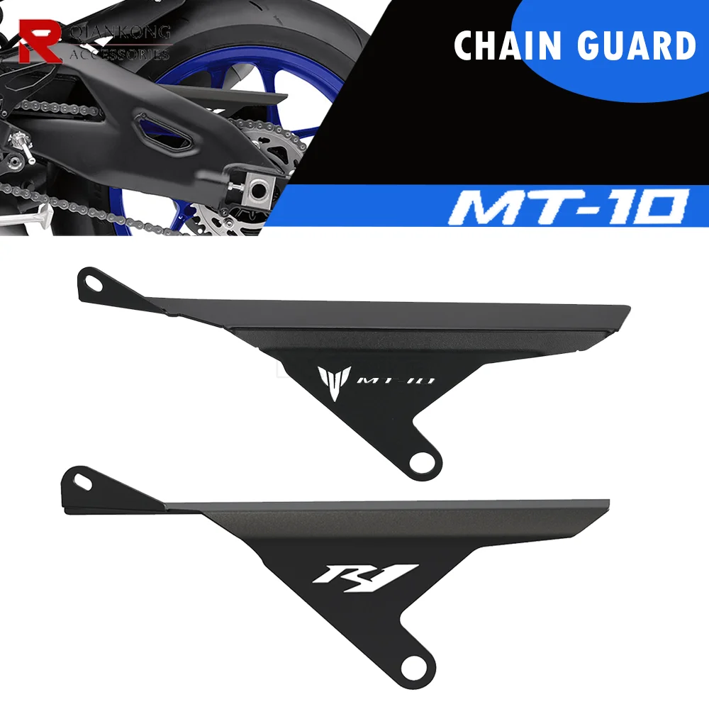 

For Yamaha YZF R1 2015-2024 CNC Aluminum Motorcycle Extension Chain Guard Chain Cover Protection MT-10/MT10 2015-2016 2017-2024