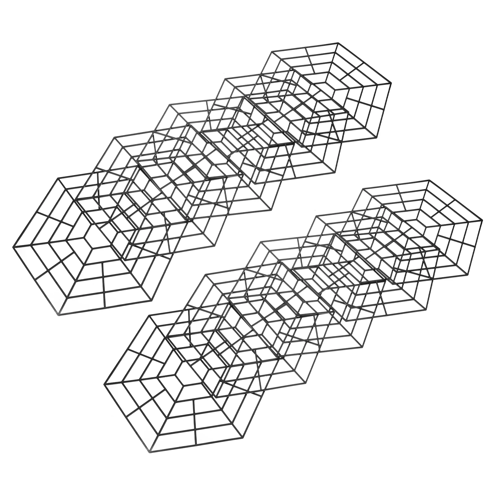 

15 Pcs Hexagonal Fish Net Cover Floating Guard Large Coverage Area Plastic Material Easy Installation Outdoor Small Pond