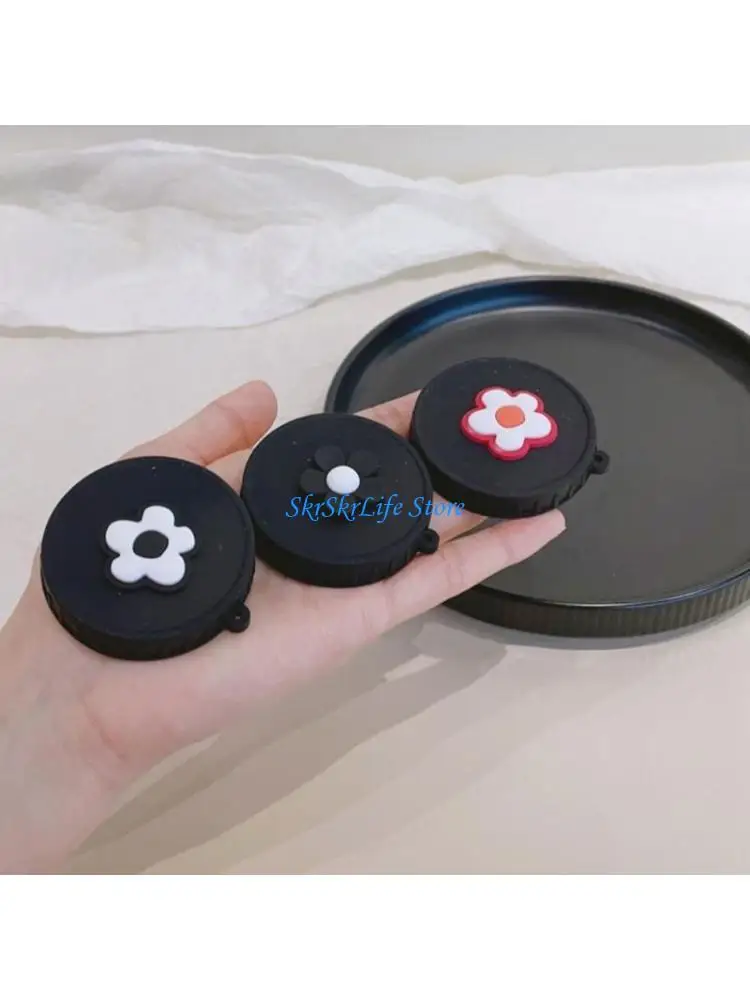 

E65E Waterproof Silicones Cameras Lens Caps Lens Dust Protections Protective Cover for EVO Cameras