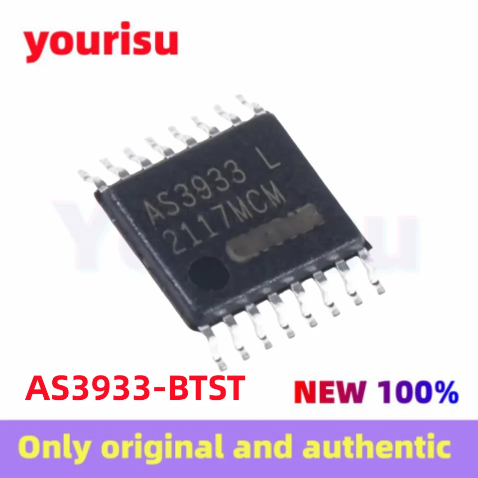 5Pcs/Lot original genuine patch AS3933-BTST AS3933 TSSOP-16 low-frequency wake-up receiver chip