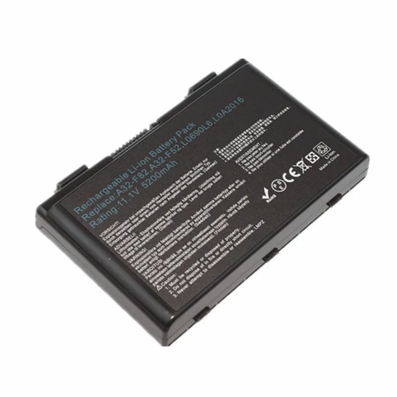 Laptop Battery For asus K50AB K50AB-X2A K50AE K50C K50IE K50ij K50IP K51AB K51AE K60I K60IJ K61IC A32-F82