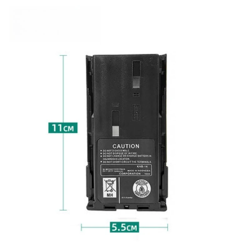 7,2 V 1600 mAh KNB-14 für Kenwood TK378 TK3107 Walkie Talkie Akku wiederaufladbare Li-Ionen-Akkus