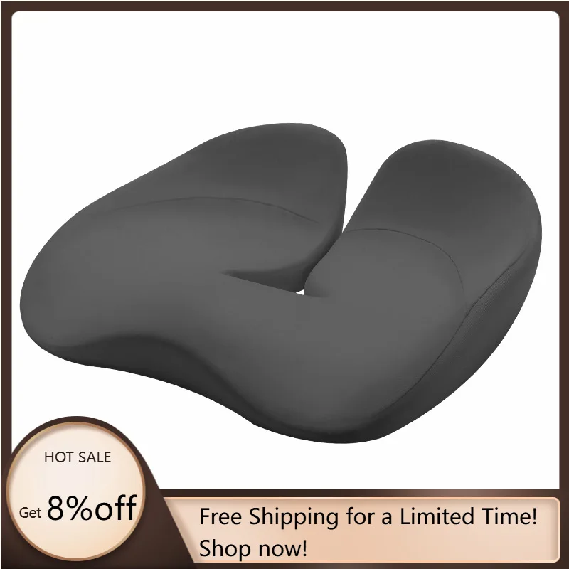 

Universal Thickened U-Shape Car Seat Cushion All Seasons Eco-Friendly Ventilation Soft Booster Seat for Driver