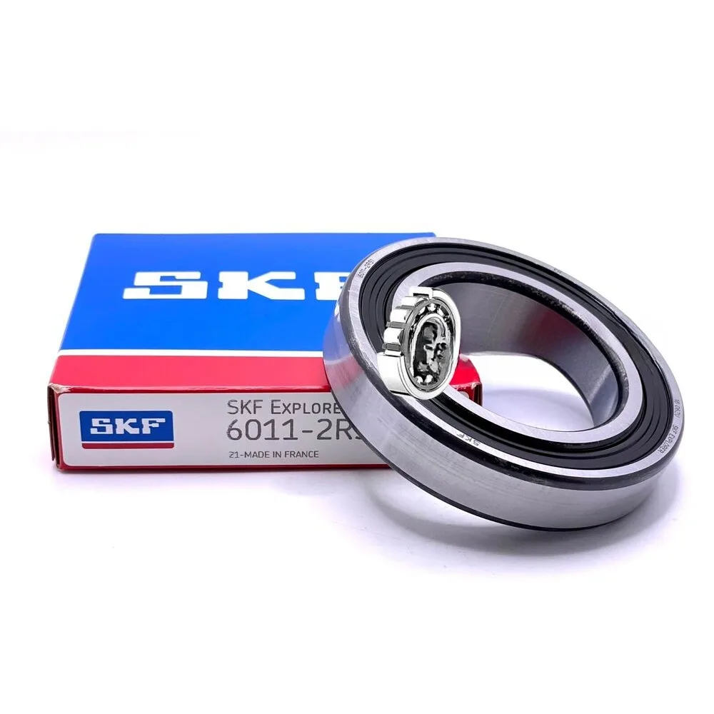 SKF 6011 2RS DEEP GROOVE BALL BEARING RUBBER SEALED 55x90x18 (mm)