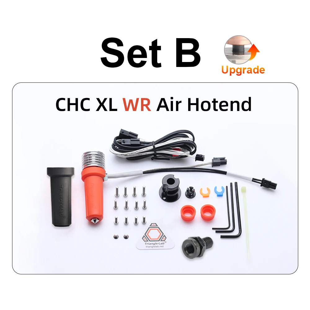 BLV ®   CHC XL Air Liquid Cooling Hotend hoge stroomsnelheid hoge snelheid slijtvaste FDM hotend Compatibel VORON Vervang Goliath