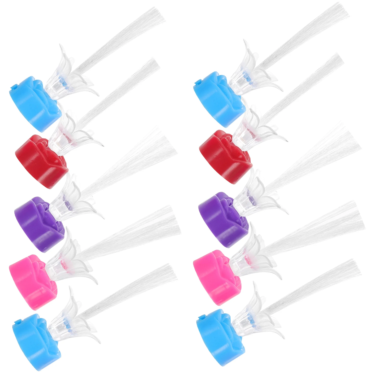 

10pcs 10 Fiber Optic Lights Color Changing LED Lamp Christmas Gifts Wedding Favors Home Decor Safe Energy Saving