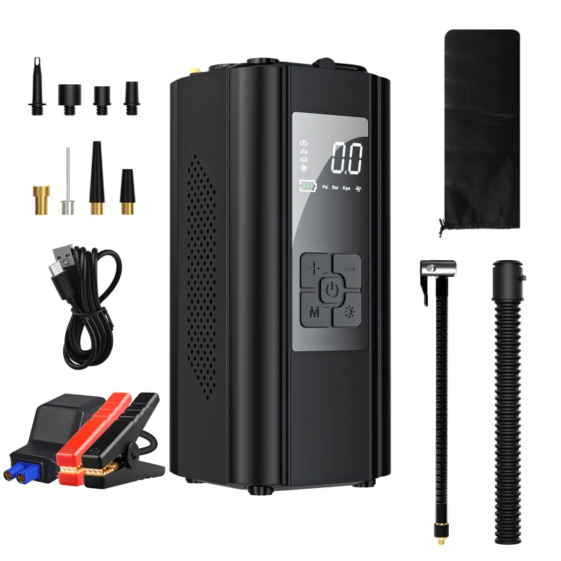 

New Car Air Pump Digital Display Portable Electric Tire Inflation Multifunctional Vehicle Air Pump