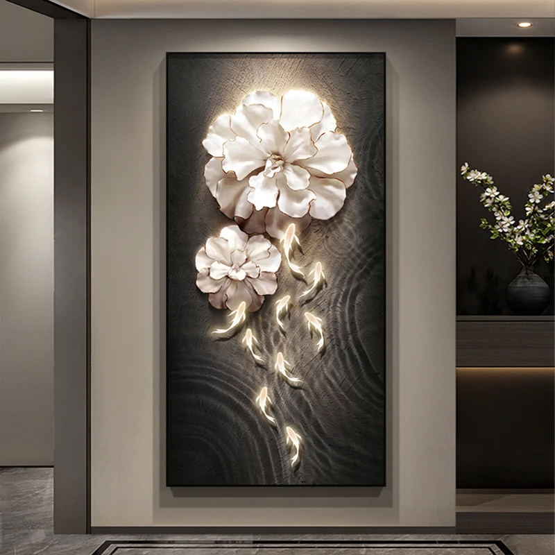 2025 new modern light luxury porch wall lamp is painted into the hallway opposite the door LED wall lamp