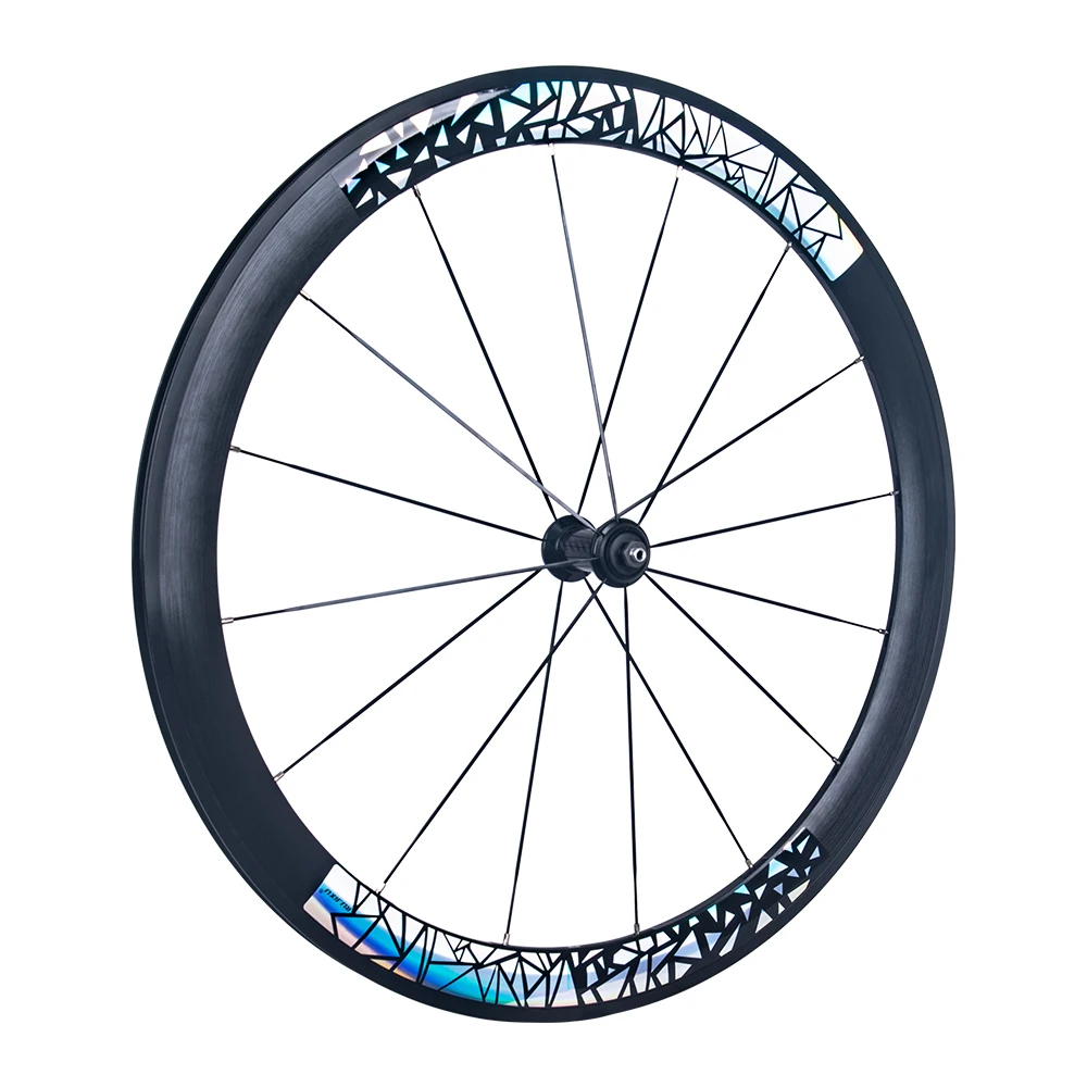 Neuer 700C 30/40/50mm Rennrad-Laufradsatz aus Aluminium mit Clincher-Felge, V-Bremse, Scheibenbremse, Steckachse und Center-Lock-Naben – Detail 21