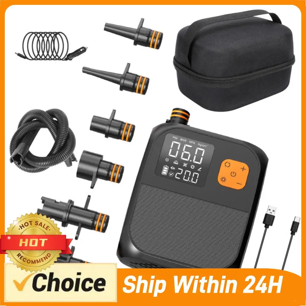 

Электрический портативный компрессор высокого давления 20PSI для SUP-досок, каяков и кайтинга