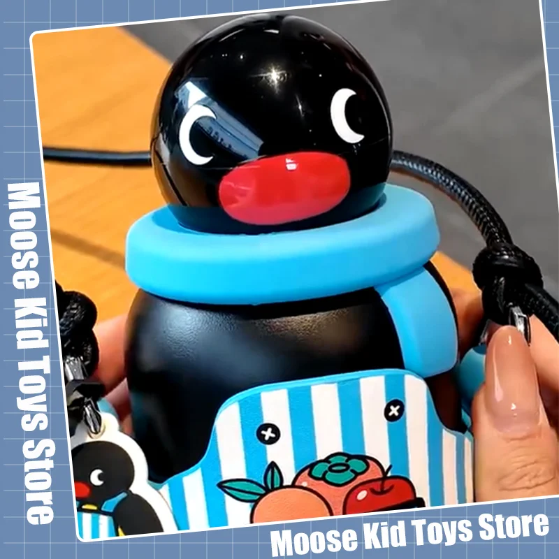 

New Pingu Series Insulated Cup Milk Cup Students Portable Cartoon Water Kettle 330ml Cold Insulation Water Cup Birthday Gifts