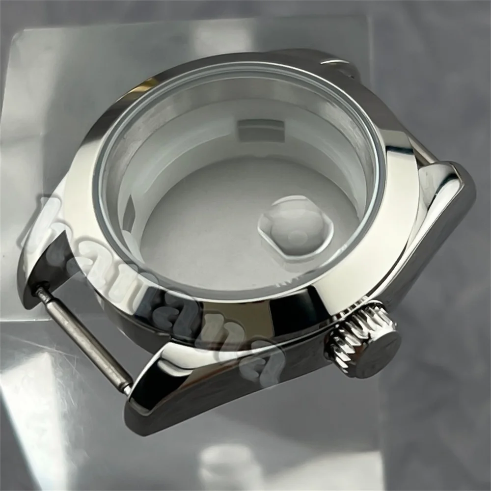 Beveled polished bezel 28mm/31mm water-resistant case Bracelet sapphire crystal NH05 06 movement ladies' watch parts replacement
