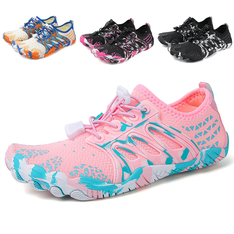 

Women Aqua Shoes Summer Swimming Shoes for Men Quick-dry Barefoot Beach Sandals Upstream Wading Sneakers Diving Gym Water Shoes