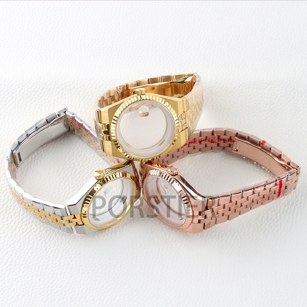 

Корпус NH35 из розового/золотого цвета 39,5 мм, сапфировое стекло для Land-Dweller NH35 NH36, механизм 33,8 мм, циферблат, твердый ремешок для часов из нержавеющей стали 316L