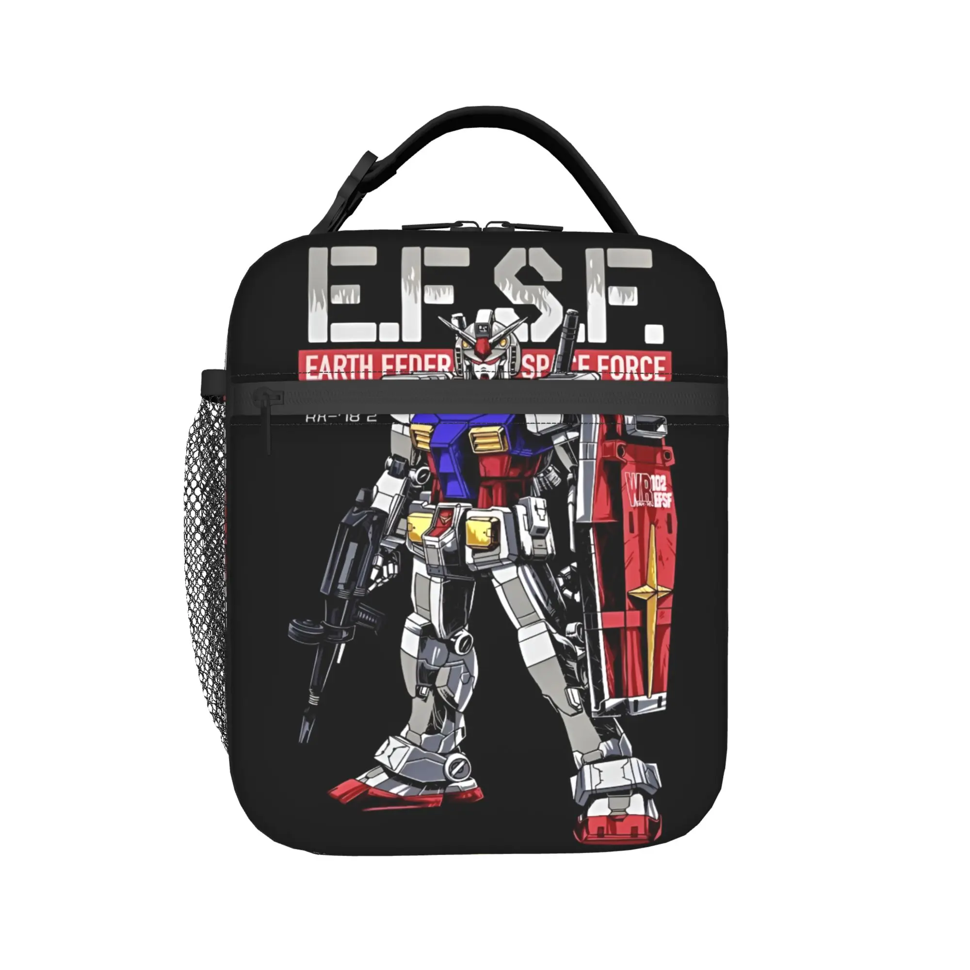 

Custom Gundams Lunch Bag Women Thermal Cooler Insulated Lunch Box for Adult Office