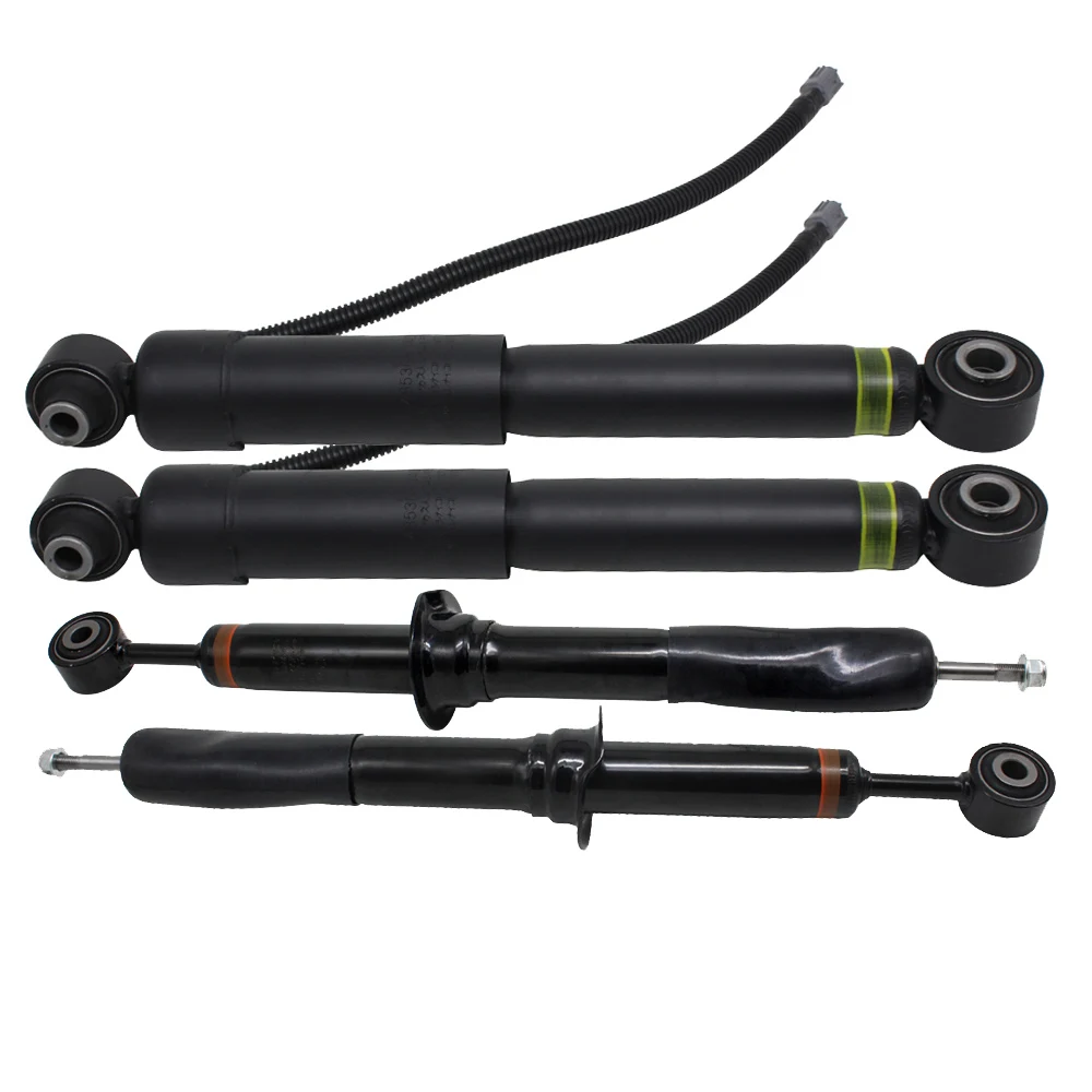 Full set 4 pcs front and rear  air suspension ride strut shock absorber for  sequoia with sensor 48510-34010 48530-0C132