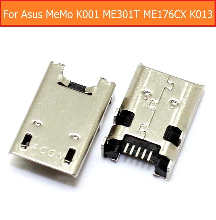 Genuine USB connector charger jack plug For Asus MeMo K001 ME301T ME176CX K013 ME302C ME102 Sync Date port socket replacement