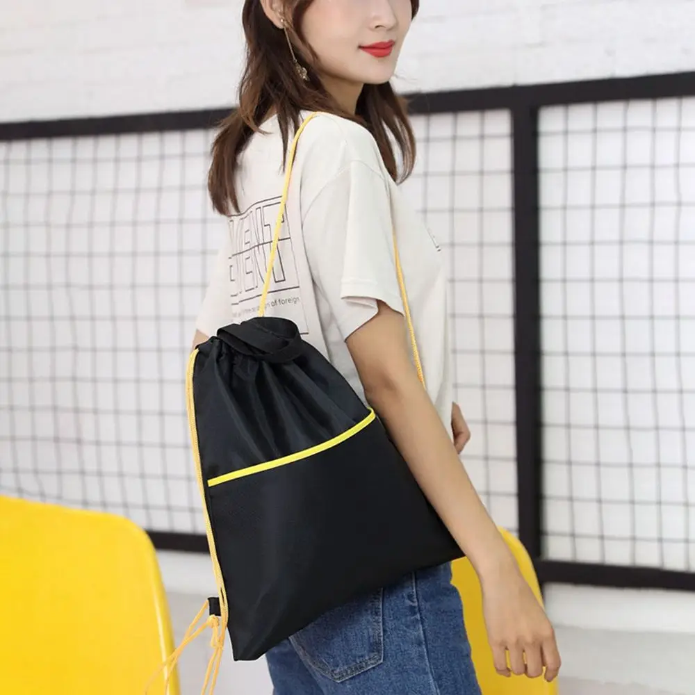 

Lightweight Fashion For Women Storage Bag Riding Sport Outdoor Backpack Portable Sports Bag Drawstring Bag Travel Bag