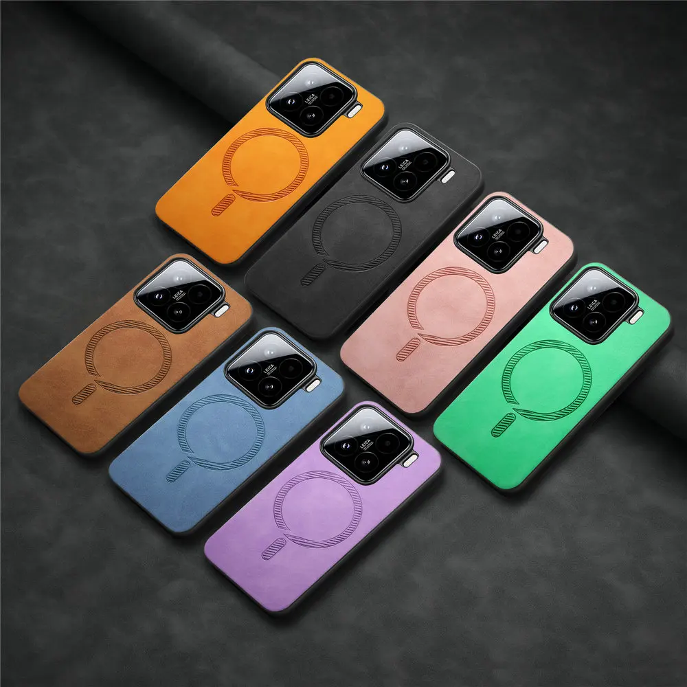 Luksusowe etui z magnesem do bezprzewodowego ładowania, bumper, funda na Xiaomi 15 15T 17T 5G, odporne na wstrząsy etui na telefon Mi 15 17 T, tylna obudowa — zdjęcie produktu 6