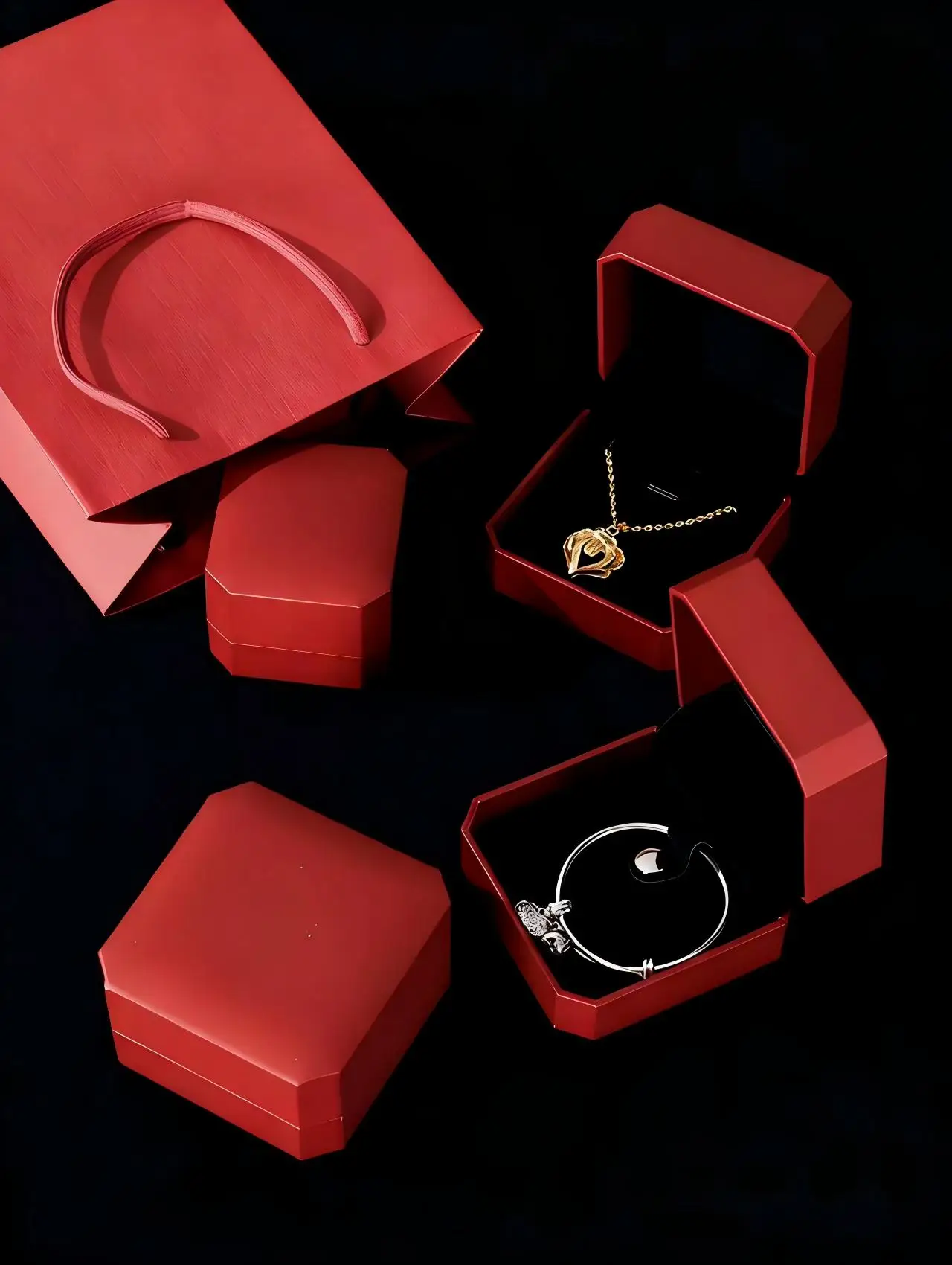 

1pcsJewelry Packaging Necklace Packaging Organizer Ring Box Bulk Gift Box Earring Holder Gift Box Necklace Organizer