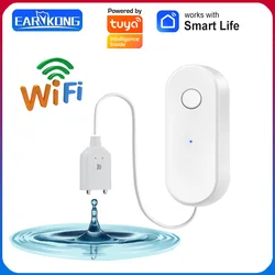 Tuya WiFi Smart Water Leak Sensor Liquid Leakage Alarm Overflow Level Detector Flood Protection SmartLife APP