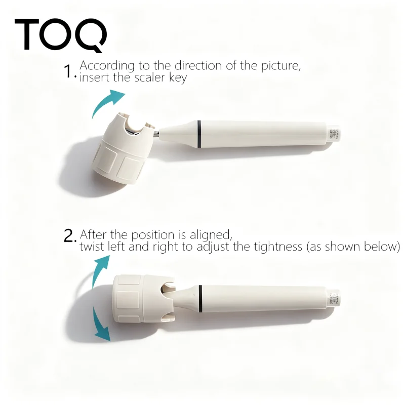 TOQ Dental Ultrasonic Scaler Torque Wrench Autoclavable Dentistry Scaler Tip Key Compatible with Major Brands Handpiece Tips135℃