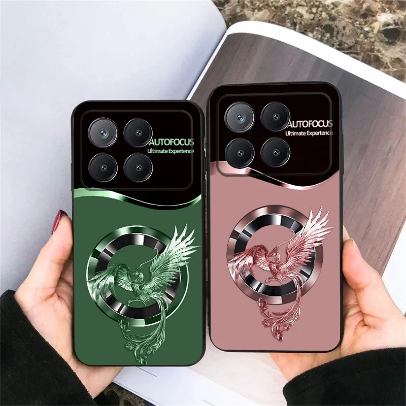 

Handsome Pink Phoenix For Xiaomi Poco X7 M7 Pro 5G M5 X4Pro 6 4G C65 75 F6 F5 X6 5 7 X5 F7 Ultra M5S 4Pro 5G soft phone case