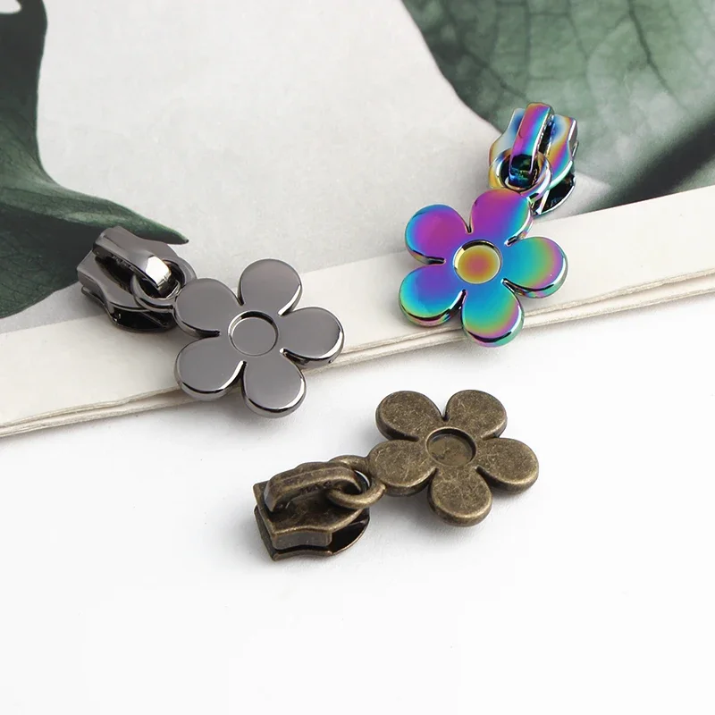 32MM 5# Nylon Detachable Metal Zipper Sliders For Bags Handbag Jacket Purse Repair Kit Zip Head DIY Garment Sewing Accessories
