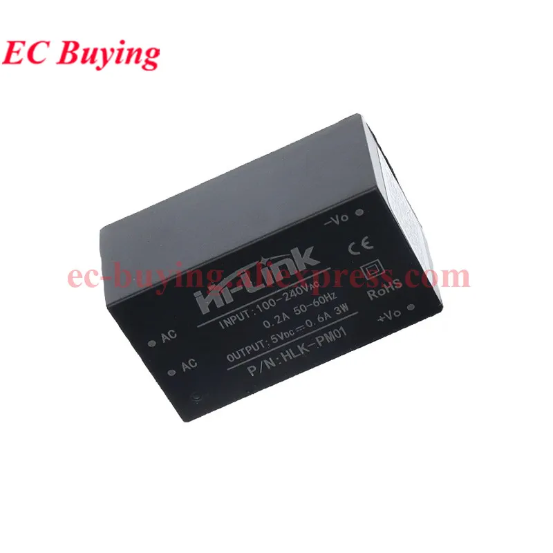 HLK-PM01 HLK-PM03 HLK-PM12 PM15 PM24 AC-DC 220V to 5V/3.3V/12V 9V 15V 24V Mini Power Supply Module Intelligent Household Switch
