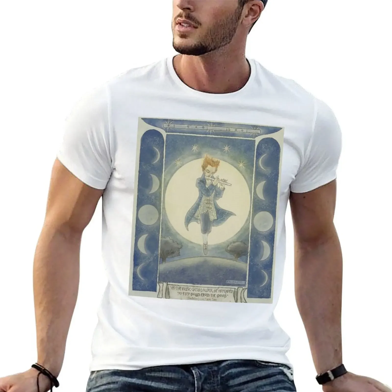 

Goodfellow's Lost Faerie Tales- As the Music Grew... T-Shirt kawaii clothes Man t-shirt blue lock anime clothes men tshirt
