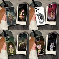 Etui na telefon Game Fran Bow dla Iphone 15 14 Pro 13 Mini 11 12 Max Xr X Xs 7 8 Plus 6 przezroczysta silikonowa osłona