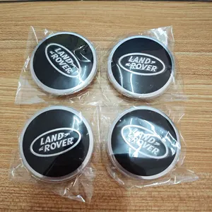 ABS Bánh xe Central Car, Biểu tượng nắp khối, Land Rover Freelander 2, L2 LF, L319, L462, Range Sport, Evoque, Discovery, 63mm, 62mm, 4PCS 12 Bánh xe trung tâm bán hàng chính - №8