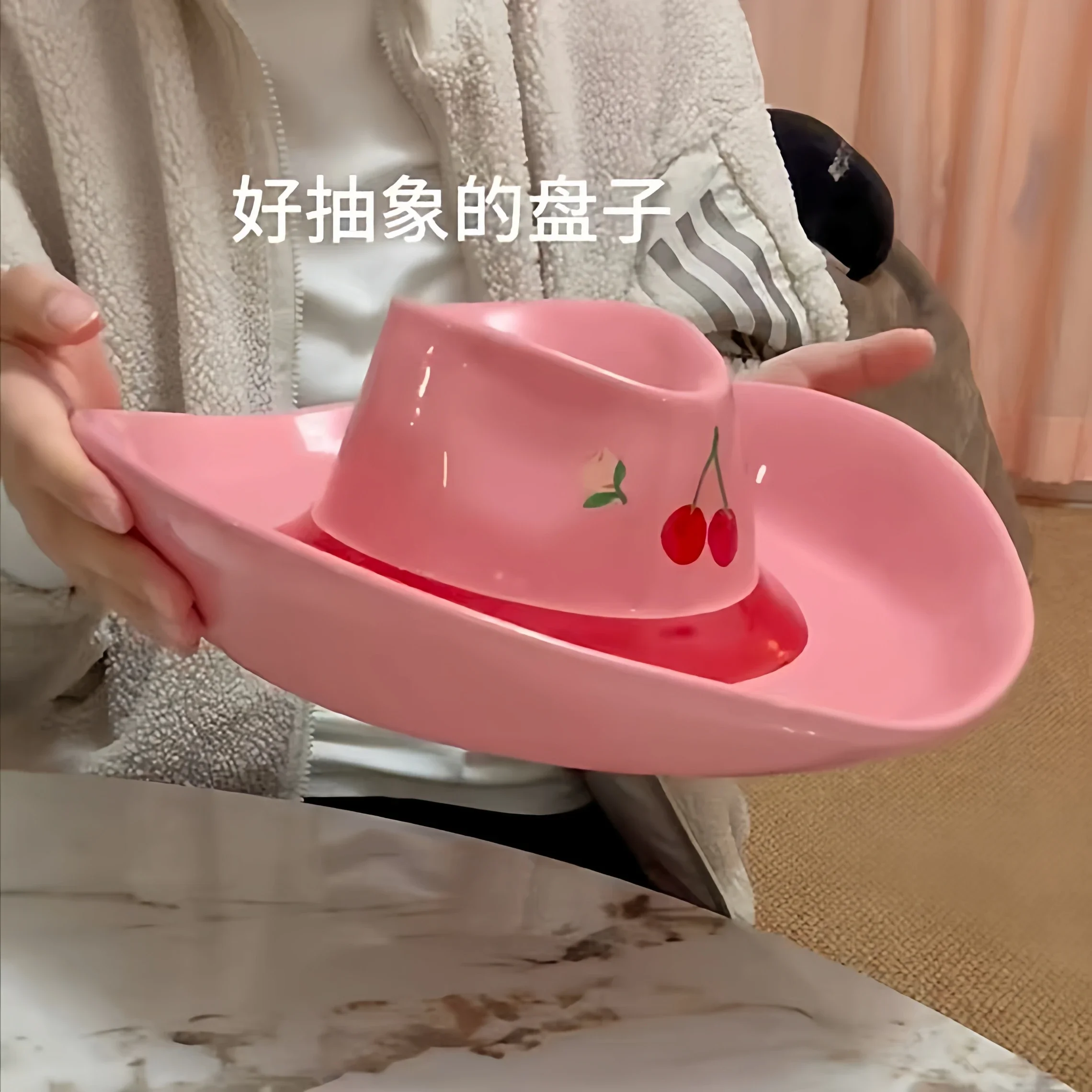 Household ceramic high temperature breakfast plate especially beautiful plate