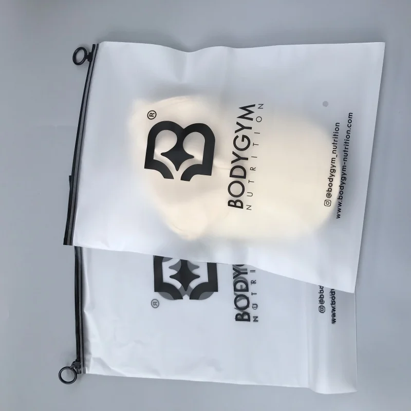 Custom. biodegradable zipper lock bag dress plastic PE poly bag custom OPP PVC zipper packing clothing bag with your own logo