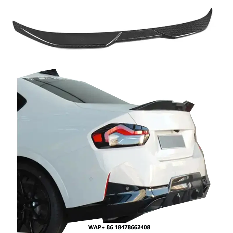 

Dry Carbon MP Style Rear Trunk Tail Wing Ducktail Spoiler for G87 M2 Rear Spoiler 2023+