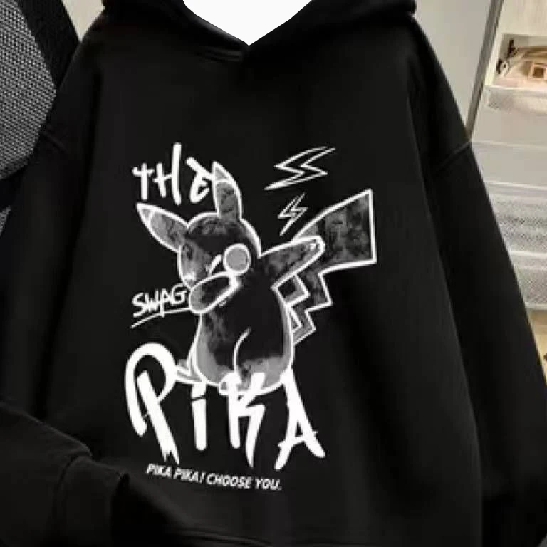

2025 Autumn/Winter Pikachu 3D Printed Unisex Fashion Casual Hoodie Sweatshirt Jacket