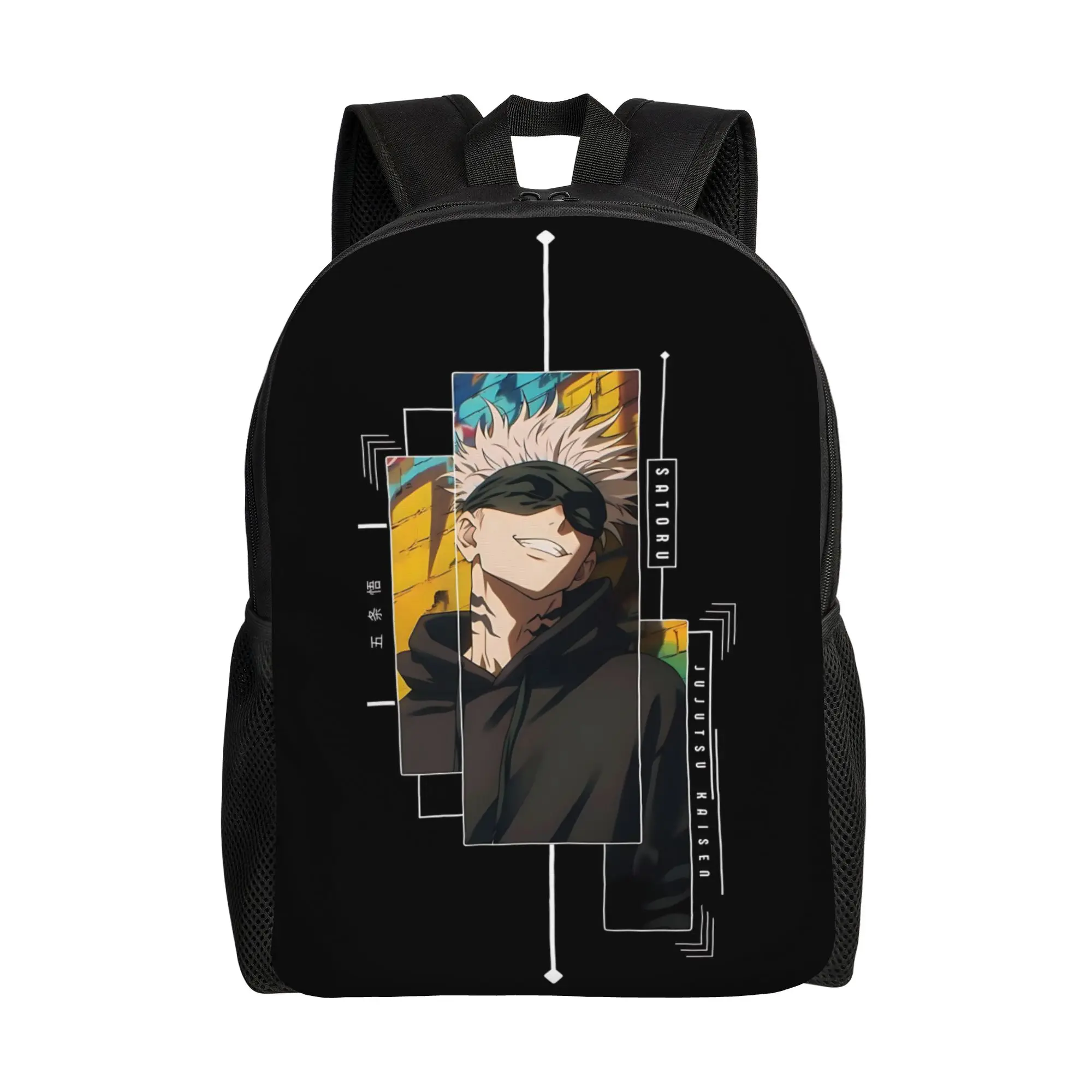 

ita bag Jujutsu Kaisen Daypack funko mochila Dual-Use Campus Retro Washable Rucksack