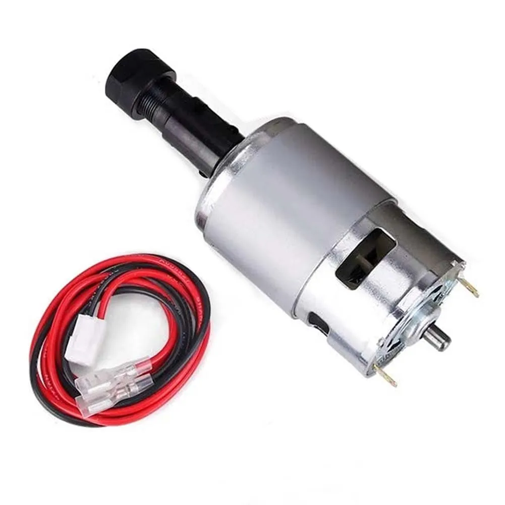 Motor Controller As Shown CNC 775 Spindle Motor Wide Voltage 12-24VDC Alloy Construction Body 5mm Shaft Diameter