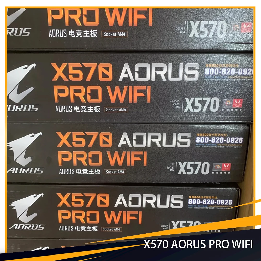 New X570 AORUS PRO WIFI Socket AM4 DDR4 128GB PCI-E 4.0 ATX Motherboard High Quality Fast Ship