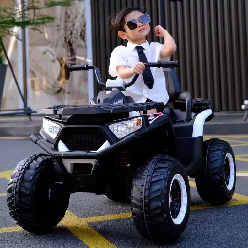 2026 New Children's Electric Vehicle, Early Education Music, Four-Wheel Off-Road Toy Car, Children's Toy for Boys and Girls gift