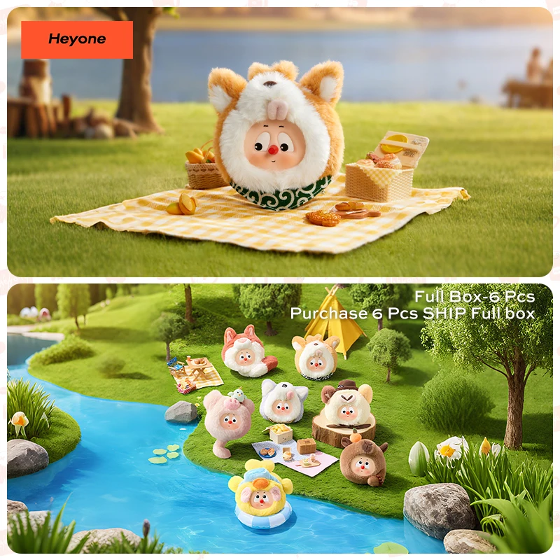 

Heyone Emodo Fuzzy Zootopia Series Plush Toy Keychain Art Toy Blind Box Kid Toys Kid Gift