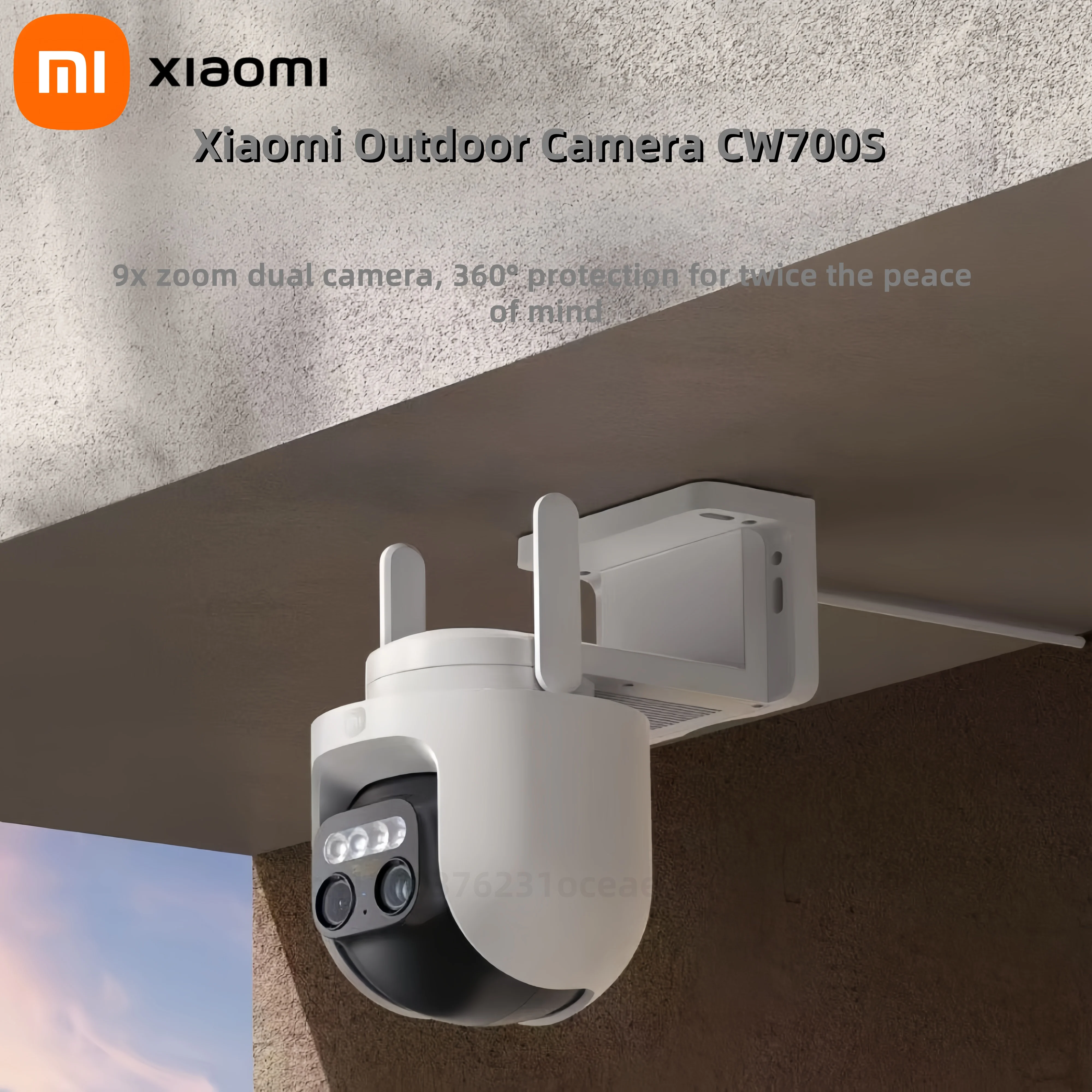 NEW Xxiaomi Outdoor Camera CW700S 2.5K CCTV Full-Color Night Vision WiFi 4 Million Pixel IP66 Smart Home Sound And Light Warning
