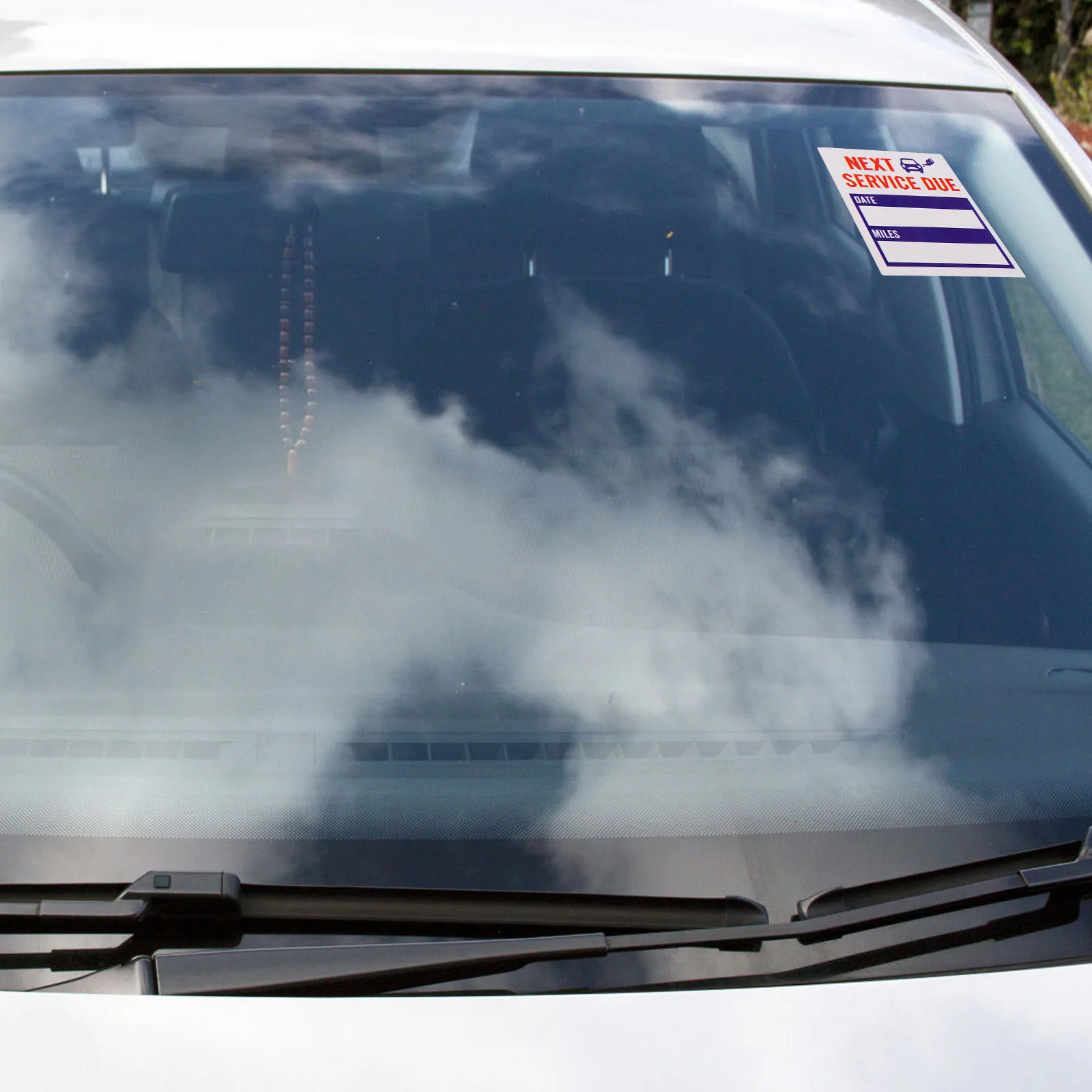 

Adhesive Car Label Sticker Maintenance Reminder Stickers Change Service Oil Replacement