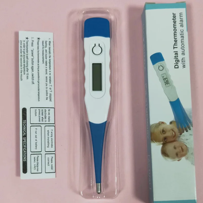 1PC Professional LED Pet Dog Cat Electronic Thermometer Safe Wet Dry Thermometer Veterinary Thermometer Pet Medical Equipment