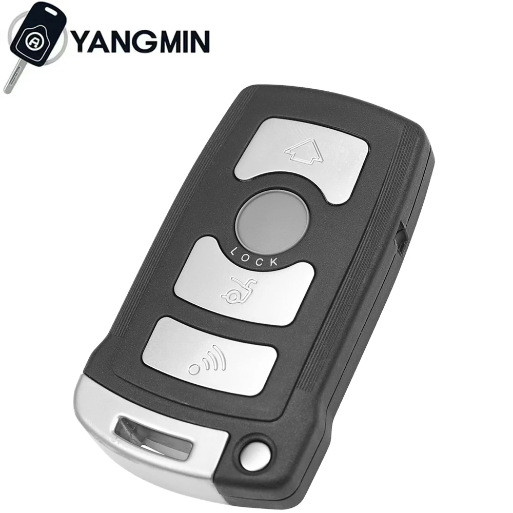 4 Tasten Fernschlüsselanhänger 315/315LP/433 MHz/868 MHz für BMW 7 SERIE E65 E66 mit CHIP ID46 7945 CAS1 System HU92 UNCUT Balde Auto