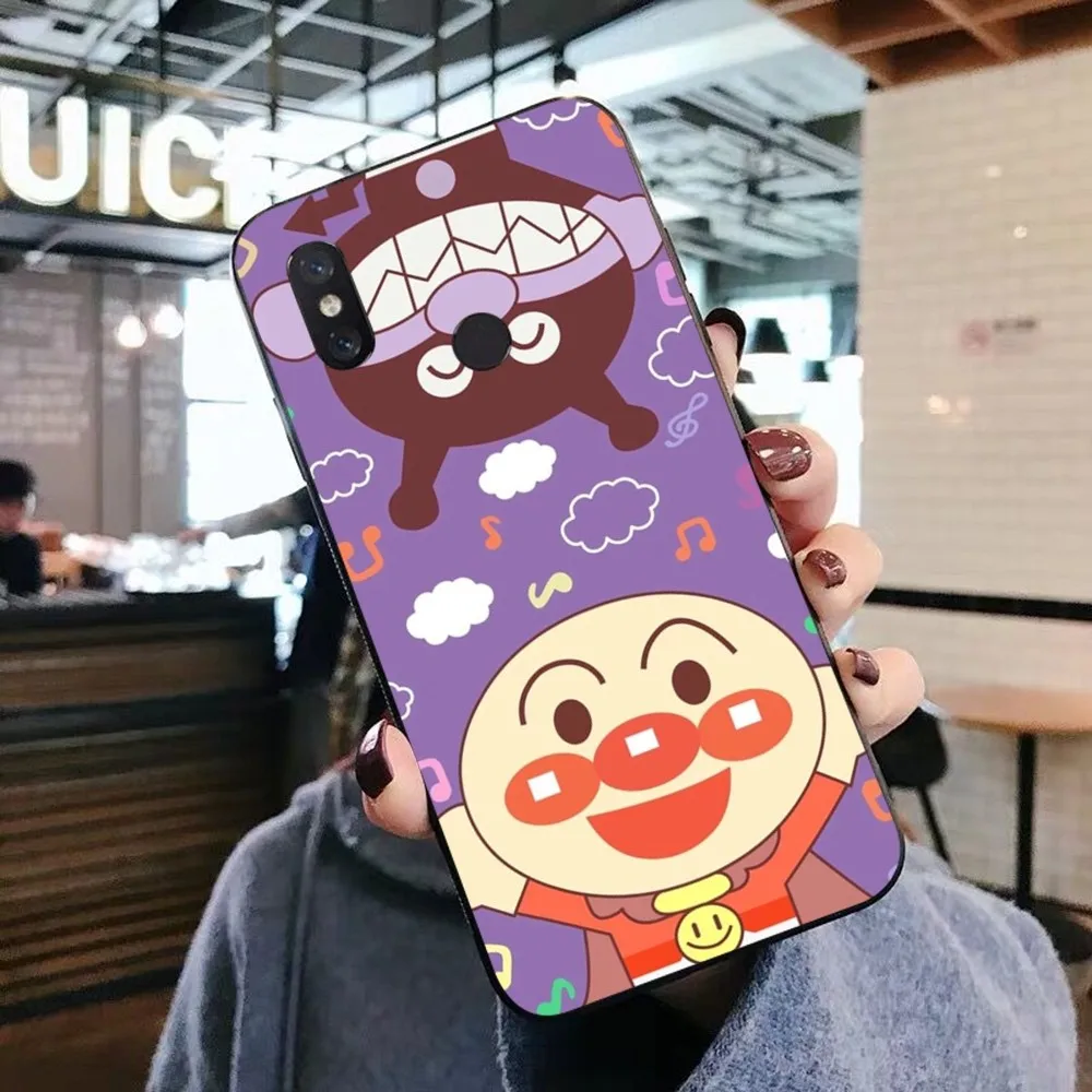 Cartoon A-Anpanman Baikinman Phone Case For Xiaomi Mi 5X 8 9 10 11 12 lite pro 10T PocoX3pro PocoM3 Note 10 pro lite