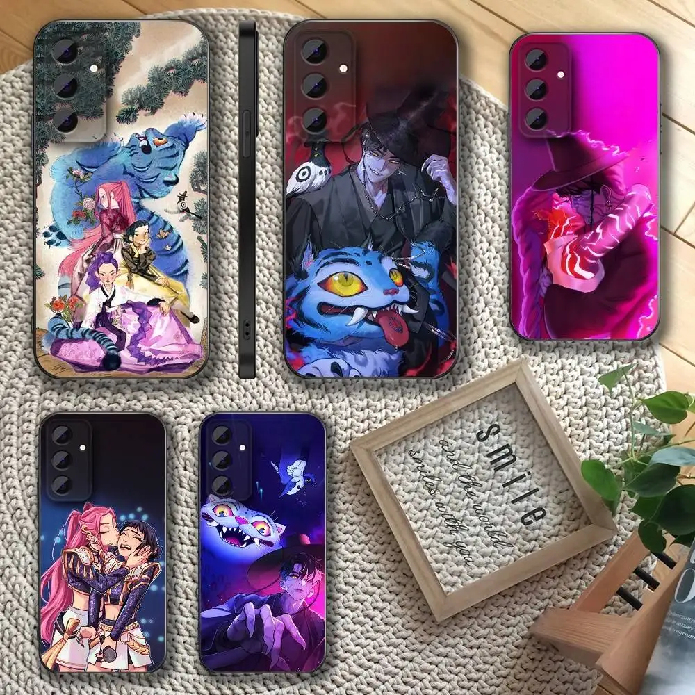 

Jinu KPop D-Demon H-Hunters Phone Case For Samsung S 25,24,23,22,30,21,10,9,Ultra,Plus,Lite,FE,4,5 G Soft Black Case