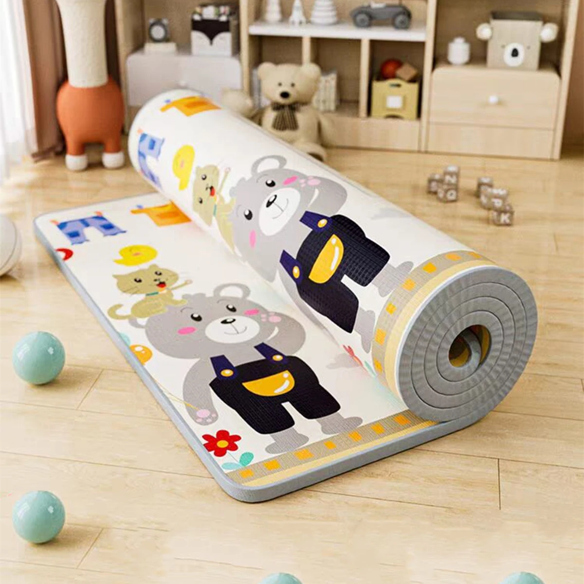 

2024 High Quality Baby Play Mats Puzzle Educational Children's Carpets in The Nursery Climbing Pad Kids Rug Activitys Games Toys